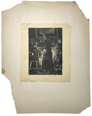Lot 28 - LILIAN WHITEHEAD (1894-1959) - FIRELIGHT, 1926 - THREE WOOD ENGRAVINGS