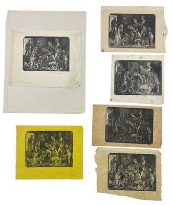 Lot 27 - LILIAN WHITEHEAD (1894-1959) - THE NAUGHTY BOY - SIX WOOD ENGRAVINGS