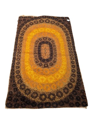 Lot 574 - VINTAGE SWEDISH RYA CARPET FLOOR RUG