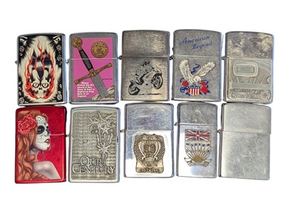 Lot 499 - COLLECTION OF LATE 20TH CENTURY VINTAGE ZIPPO LIGHTERS