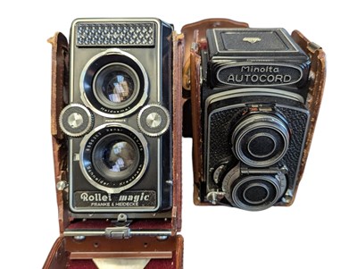 Lot 416 - TWO 1960S VINTAGE TWIN LENS REFLEX MEDIUM FORMAT CAMERAS