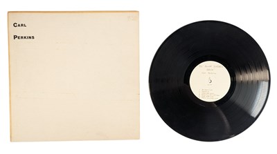 Lot 66 - MUSIC - CARL PERKINS - OL' BLUE SUEDE'S BACK - ORIGINAL FACTORY TEST PRESSING RECORD