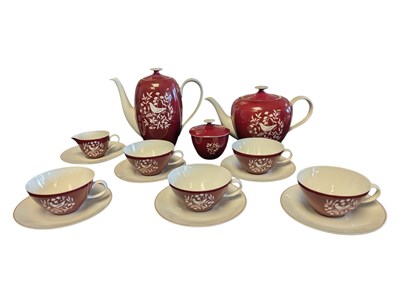 Lot 178 - ROSENTHAL OF GERMANY - PORCELAIN PARTRIDGE DESIGN TEA & COFFEE SERVICE