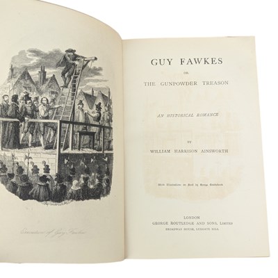 Lot 50 - AINSWORTH, WILLIAM -THE WORKS IN 16 VOLUMES, ILLUSTRATED BY GEORGE CRUIKSHANKS