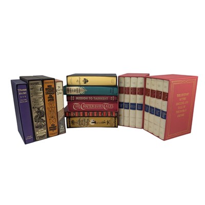 Lot 86 - THE FOLIO SOCIETY - COLLECTION OF 18 VOLS TO INCLUDE CANTERBURY TALES, ROBERT GRAVES, THOMAS BECKETT