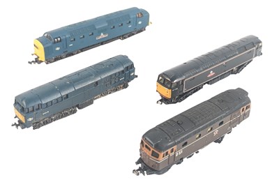Lot 267 - MODEL RAILWAY - x4 N GAUGE LIMA, TRIX & GRAHAM FARISH DIESEL LOCOMOTIVES