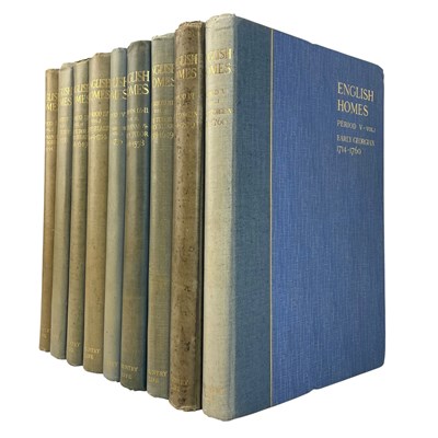 Lot 16 - TIPPING, HENRY AVREY - ENGLISH HOMES - COMPLETE SET OF NINE VOLUMES - FIRST EDITIONS