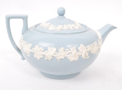 Lot 3 - WEDGWOOD - COLLECTION OF THREE 20TH CENTURY CERAMIC TEAPOTS