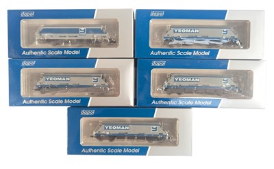 Lot 7 - MODEL RAILWAY - DAPOL N GAUGE YEOMAN WAGONS