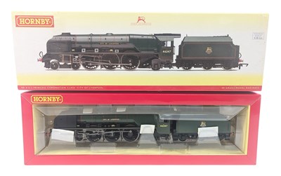 Lot 188 - MODEL RAILWAY - HORNBY OO GAUGE 'CITY OF LIVERPOOL' LOCOMOTIVE