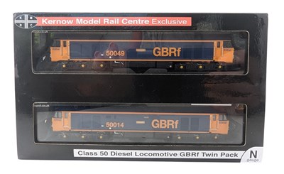 Lot 325 - MODEL RAILWAY - BOXED KERNOW MODEL RAIL N GAUGE LOCOMOTIVE TWIN PACK