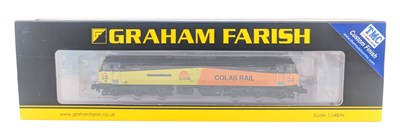 Lot 341 - MODEL RAILWAY - BOXED GRAHAM FARISH N GAUGE TMC CUSTOM LOCOMOTIVE