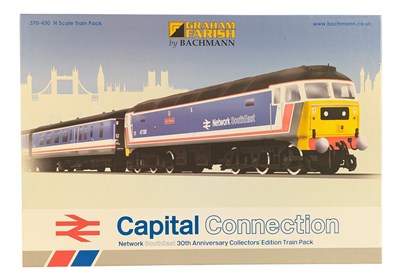 Lot 11 - MODEL RAILWAY - GRAHAM FARISH N GAUGE CAPITAL CONNECTION TRAIN PACK