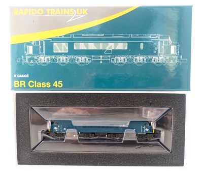 Lot 356 - MODEL RAILWAY - BOXED RAPIDO N GAUGE LOCOMOTIVE - 'MANCHESTER REGIMENT'