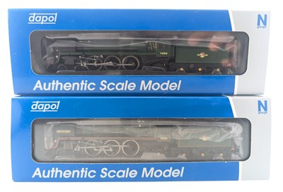 Lot 360 - MODEL RAILWAY - x2 BOXED DAPOL N GAUGE BRITANNIA LOCOMOTIVES