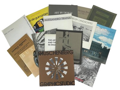 Lot 123 - ART - A SELECTION OF ART PROGRAMS FROM THE 70S AND 80S TO INCLUDE GEORGE ROMNEY, MAGRITTE ETC