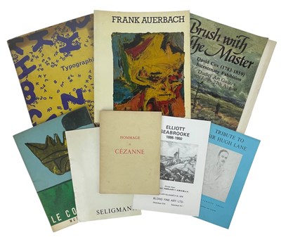 Lot 122 - ART - COLLECTION OF ART PROGRAMS FROM THE 1950S-1960S - TO INCLUDE CEZANNE, AUERBACH ETC