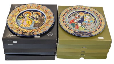 Lot 195 - BJORN WIINBLAD (DANISH 1974-1982) ROSENTHAL STUDIO CHRISTMAS PLATES