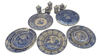 Lot 196 - SPODE, ENGLISH - COLLECTION OF MODERN COMMEMORATIVE CERAMIC PLATES, JUGS & JARS