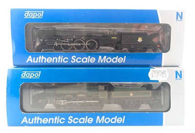 Lot 388 - MODEL RAILWAY - x2 BOXED DAPOL N GAUGE LOCOMOTIVES