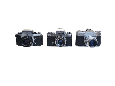 Lot 460 - GERMANY - THREE VINTAGE SLR CAMERAS