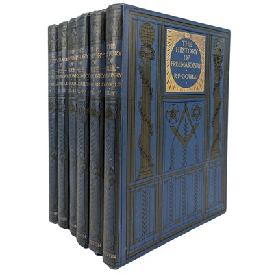 Lot 47 - GOULD, ROBERT FREKE - c1900 THE HISTORY OF FREEMASONRY, ILLUSTRATED, 6VOLS