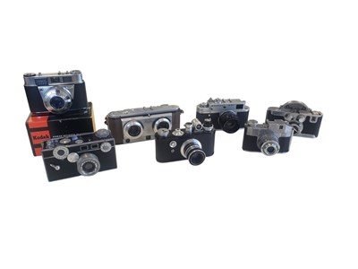 Lot 456a - COLLECTION OF VINTAGE RANGEFINDER / VIEWFINDER CAMERAS
