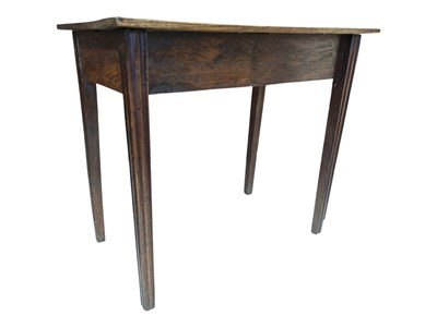 Lot 758 - 19TH CENTURY OAK WRITING TABLE DESK