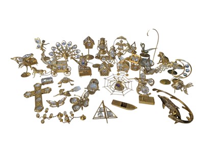 Lot 284 - COLLECTION OF LATE 20TH CENTURY CRYSTAL TEMPTATIONS MINIATURE ORNAMENTS
