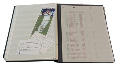 Lot 536 - HAMPSHIRE CRICKET - COLLECTION OF PLAYERS' AUTOGRAPHS IN AN ALBUM