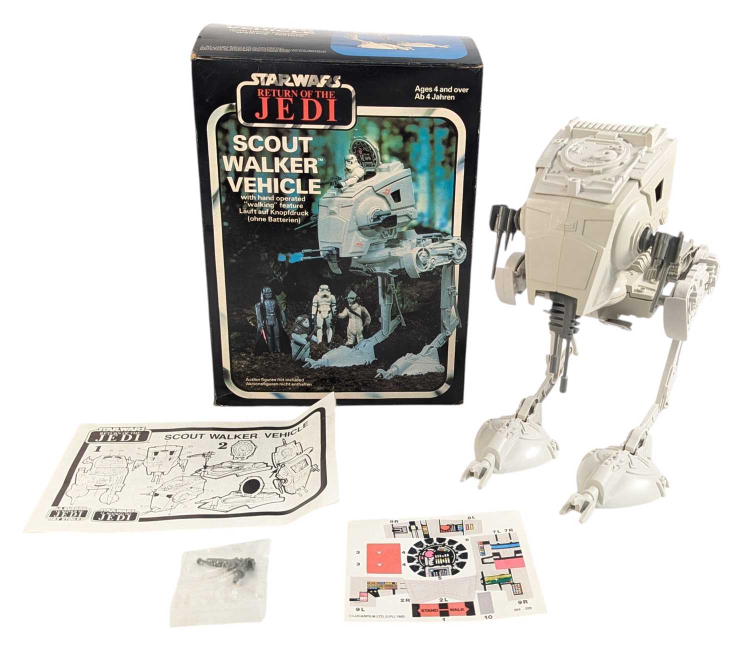 Lot 630 - STAR WARS - ORIGINAL VINTAGE PALITOY SCOUT WALKER PLAYSET - UNUSED