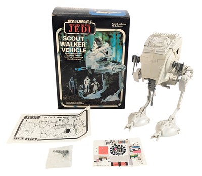 Lot 630 - STAR WARS - ORIGINAL VINTAGE PALITOY SCOUT WALKER PLAYSET - UNUSED