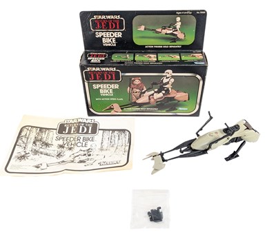 Lot 656 - STAR WARS - VINTAGE KENNER SPEEDER BIKE ACTION FIGURE PLAYSET