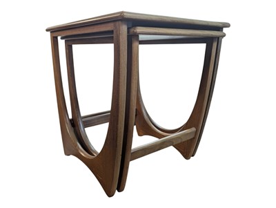 Lot 584 - G PLAN FURNITURE - TWO G PLAN MID CENTURY TEAK ASTRO SIDE NEST TABLES