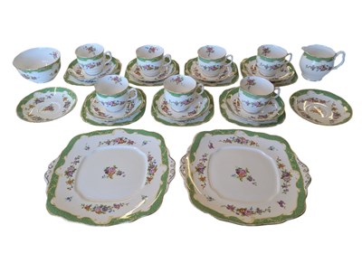 Lot 215 - ROYAL ALBERT - EARLY 20TH CENTURY MARLBOROUGH CHINA TEA / COFFEE SERVICE