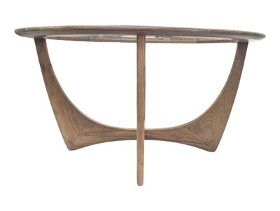 Lot 588 - G PLAN FURNITURE - ASTRO TEAK GLAZED COFFEE TABLE