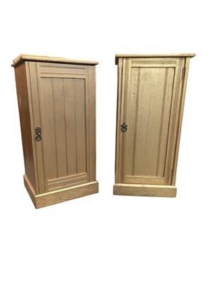 Lot 895 - PAIR EARLY 20TH CENTURY EDWARDIAN GOLD BEDSIDE CABINETS