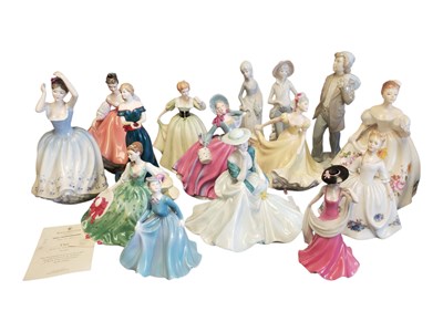 Lot 217 - ROYAL DOULTON - COLLECTION OF LATE 20TH / 21ST CENTURY BONE CHINA FIGURES OF LADIES