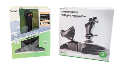 Lot 653 - GAMING - XBOX 360 AVIATION FLIGHT STICK CONTROLLERS
