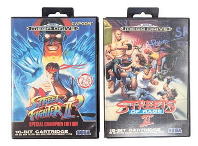 Lot 619 - RETRO GAMING - X2 VINTAGE SEGA MEGA DRIVE VIDEO GAMES