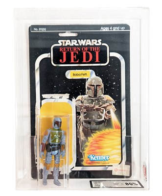 Lot 735 - STAR WARS - BOBA FETT - UKG GRADED VINTAGE ACTION FIGURE