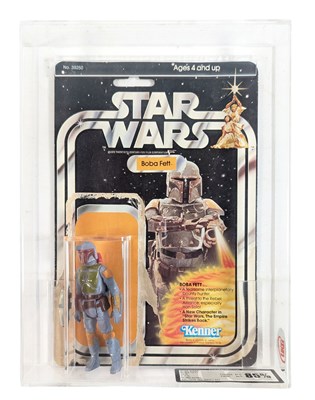 Lot 750 - STAR WARS - BOBA FETT - UKG GRADED VINTAGE ACTION FIGURE