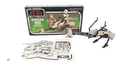 Lot 731 - STAR WARS - VINTAGE SPEEDER BIKE VEHICLE PLAYSET