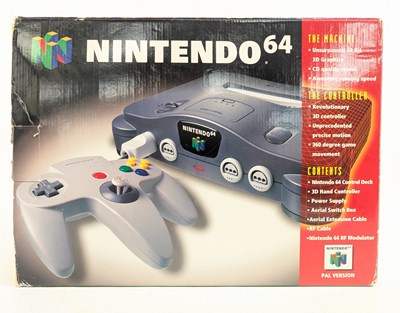 Lot 667 - GAMING - VINTAGE NINTENDO 64 VIDEO GAME CONSOLE