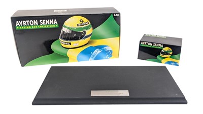 Lot 398 - DIECAST - LANG / MINICHAMPS AYRTON SENNA DIECAST MODELS