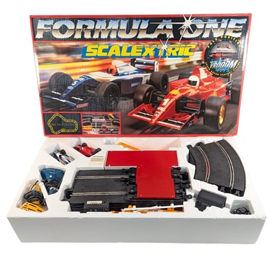 Lot 413 - SCALEXTRIC - HORNBY POLE POSITION FORMULA ONE SLOT CAR RACING SET