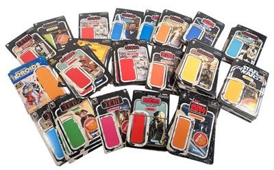 Lot 783 - STAR WARS - LARGE COLLECTION OF MODERN FIGURE CARD BACKS