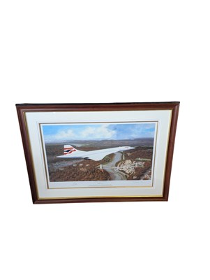 Lot 304a - LIMITED EDITION STEPHEN BROWN CONCORDE SIGNED PRINT
