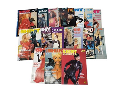 Lot 546 - COLLECTION OF 1990S / EARLY 2000S SHINY INTERNATIONAL ADULT FETISH MAGAZINES