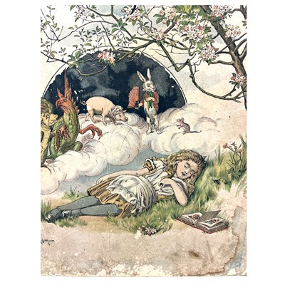Lot 2 - CARROLL, LEWIS [DODGSON, CHARLES LUTWIDGE] - 1890 THE NURSERY ALICE, EARLY ISSUE